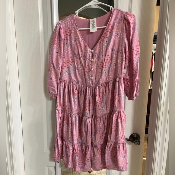 Disney Dresses & Skirts - Disney Frozen Pink Dress for Women. Small. Olaf Castle Design